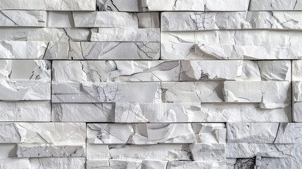Wallpaper tiles background panorama banner of white gray grey stone concrete texture