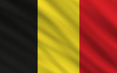 a backdrop of wavy flags from around the world