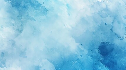 Fototapeta premium With a space for a text or image, this abstract light blue watercolor background has a soft feel