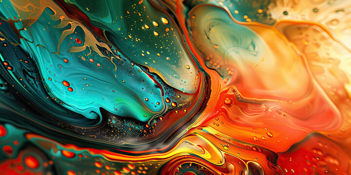 Bold Statements: Vibrant abstract artwork and vivid colors make a bold statement in any room, adding personality and character