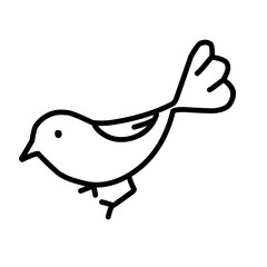 bird line icon