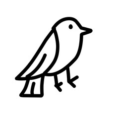 bird line icon