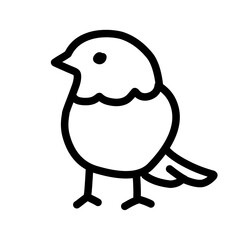 bird line icon
