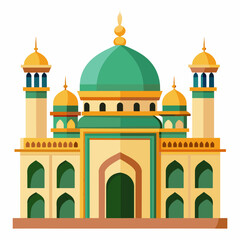 Mosque  vector illustration on white background 