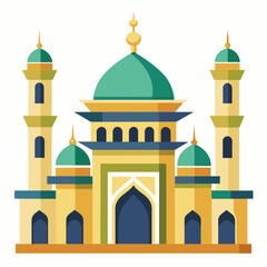 Mosque  vector illustration on white background 