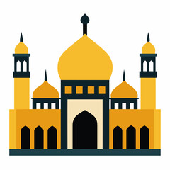 Mosque vector illustration on white background