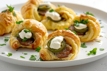 Elegant Armadillo Eggs Appetizer with Pickled Jalapeno and Cheese