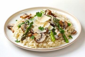 Wild Mushroom and Asparagus Medley