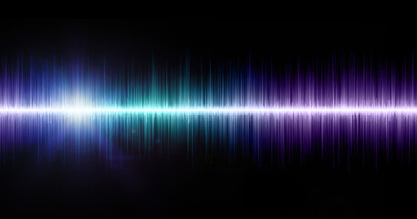 Digital sound waves pattern. Abstract background. Sound, music, energy concept.