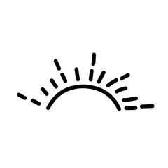 sunshine line doodle