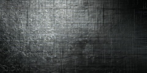 Black metal background,black polished aluminum background, gray wall texture, 