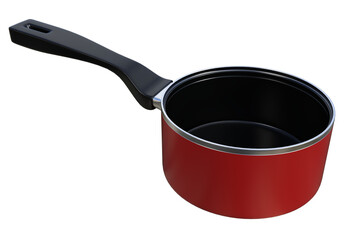 padella pentola pentolame di cucina  ristorante bar hotel mensa con fondo trasparente isolato 