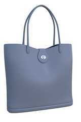 borsa borsone da donna shopping su fondo isolato trasparente 