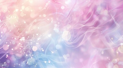 Obraz premium A colorful, swirling background with pink and blue tones. The image is abstract and has a dreamy, ethereal quality to it