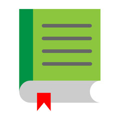 Obraz premium Dictionary Flat Icon Design