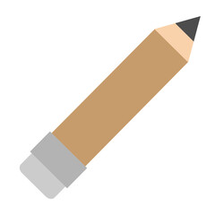 Pencil Flat Icon Design