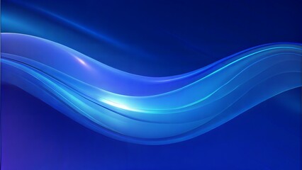 Blue Waves: Smooth, flowing blue wave patterns creating a calming and serene abstract background.
