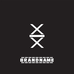 XIX letter logo vector  design white color on black color background XIX letter logo icon design
