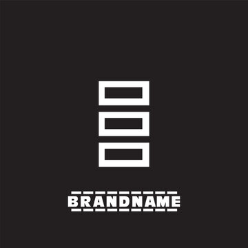 OOO letter logo vector  design white color on black color background OOO letter logo icon design
