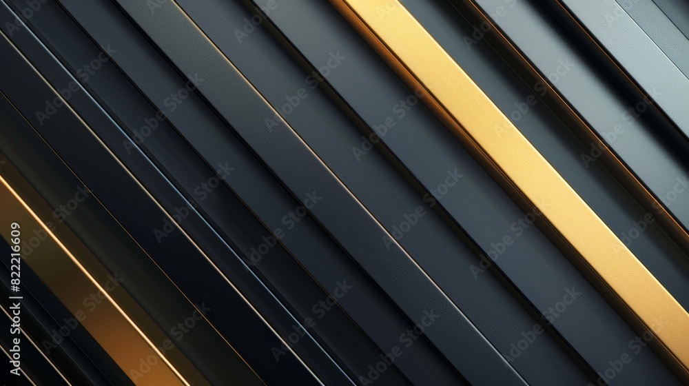 Poster an elegant and modern design featuring a close-up of an abstract pattern with alternating black and 