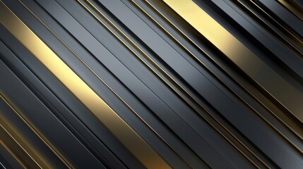 A digital abstract image featuring a textured pattern of alternating gold and black stripes with a metallic sheen