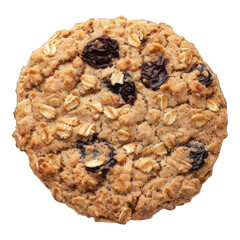 Oats Cookies isolated on white background