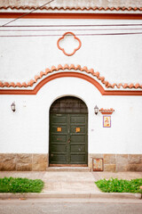 entrance to the house