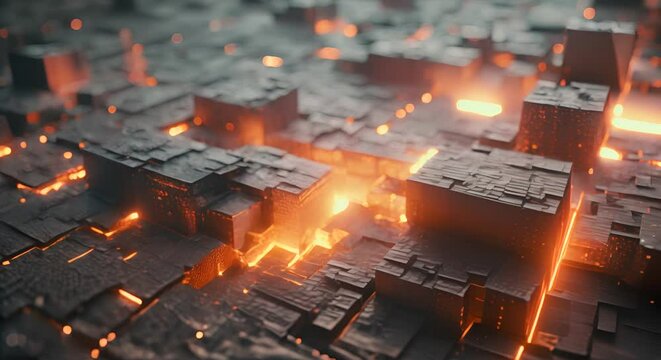 Minimalist 3D-rendered light fissures across a dark canvas, revealing the undercurrents of tech trends