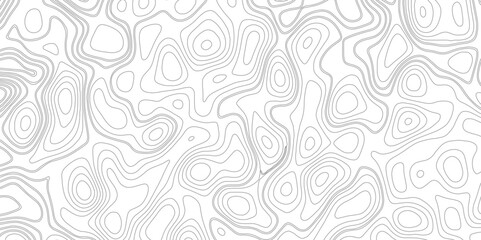 Topographic map background concept. Topo contour map. Vector abstract illustration. Geography concept. paper texture design