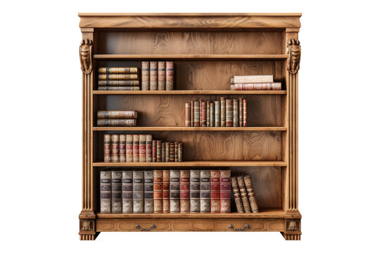 recommend clip art: Bookshelf isolated on transparent background