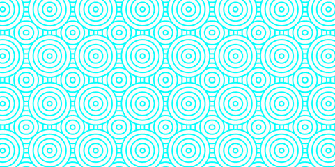 Overlapping Pattern Minimal diamond geometric waves spiral and abstract circle wave line. blue color seamless tile stripe geometric create retro square line backdrop pattern background.