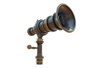 Hydraulic horn isolated on transparent background