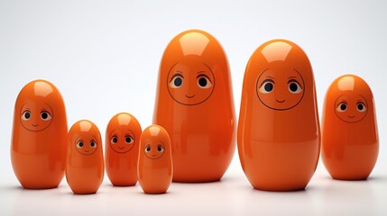 Russian dolls - the most popular toys in Russia.