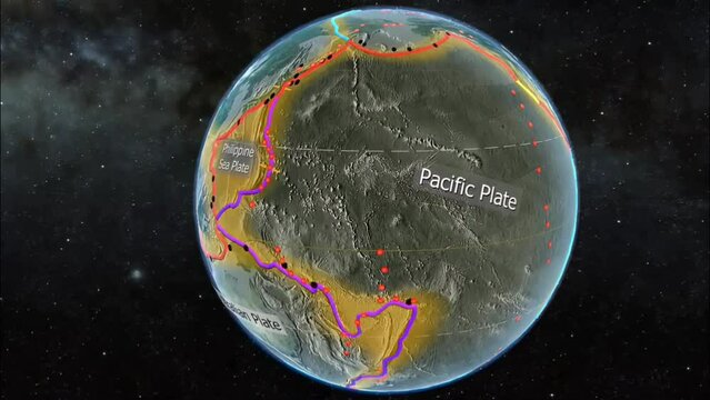 World tectonic plates