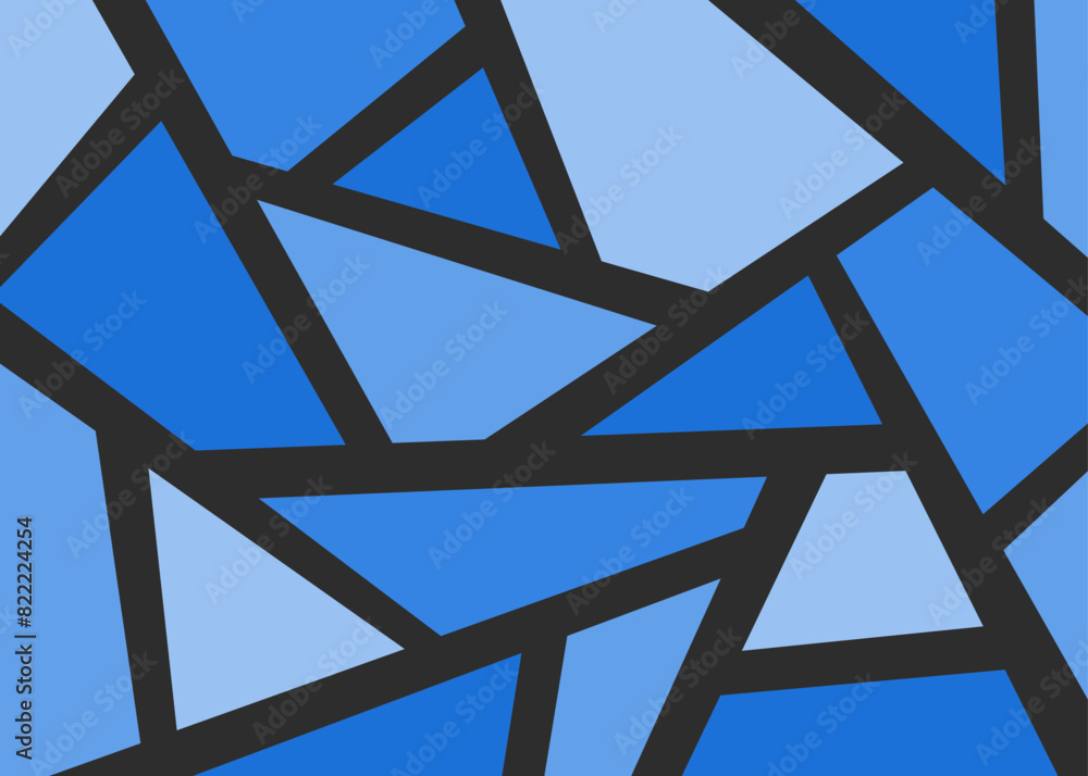 Poster abstract background with irregular geometric pattern