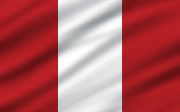 a backdrop of wavy flags from around the world