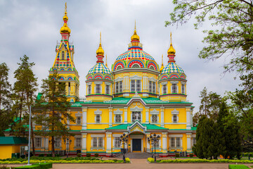 Orthodox Ascension Cathedral in Almaty.