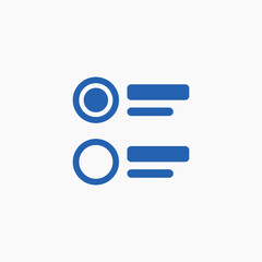 radio button check box icon