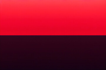 Obraz premium 空の広々とした部屋に、美しさの明暗の透明な赤、グラデーションの平らな壁と床の抽象的なイラスト背景テクスチャ 