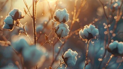 Golden Hour Glow on Delicate Roses in Nature - Powered by Adobe