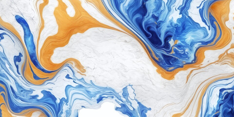 Artificial Marble Texture in White, Blue, and Gold