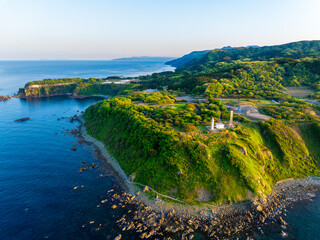 弾埼灯台（新潟県佐渡市）