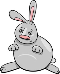 cartoon rabbit or bunny comic animal character