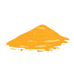 Sand-piles-yellow