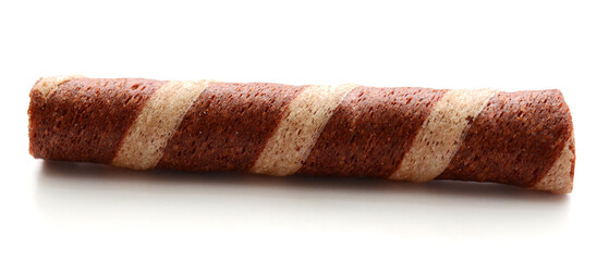 Tasty cinnamon rolls isolated on white, set
