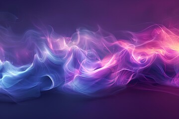 Fototapeta premium A close up of colorful smoke on a black background