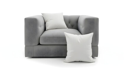 armchair isolated on white