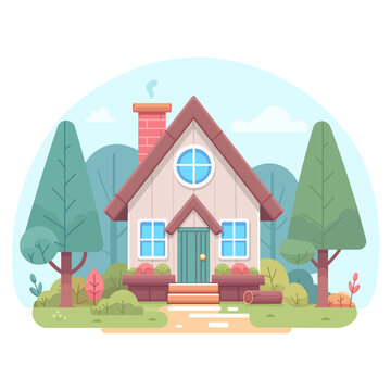 Forest house