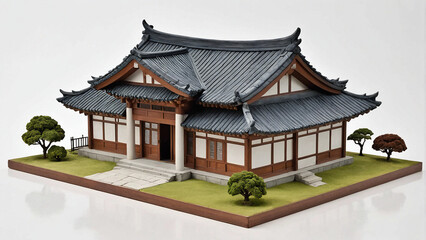 Obraz premium a traditional Korean house