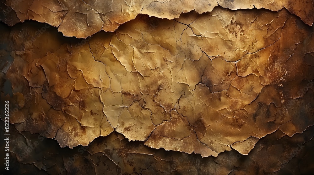 Poster aged distressed grunge texture background with cracked worn rustic surface